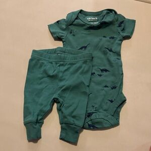 Carter's Dinosaur Bodysuit and Pants Set Newborn